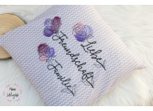 ADVENTSKALENDER 1. Dezember - Stickserie - Rose Liebe Freundschaft Familie